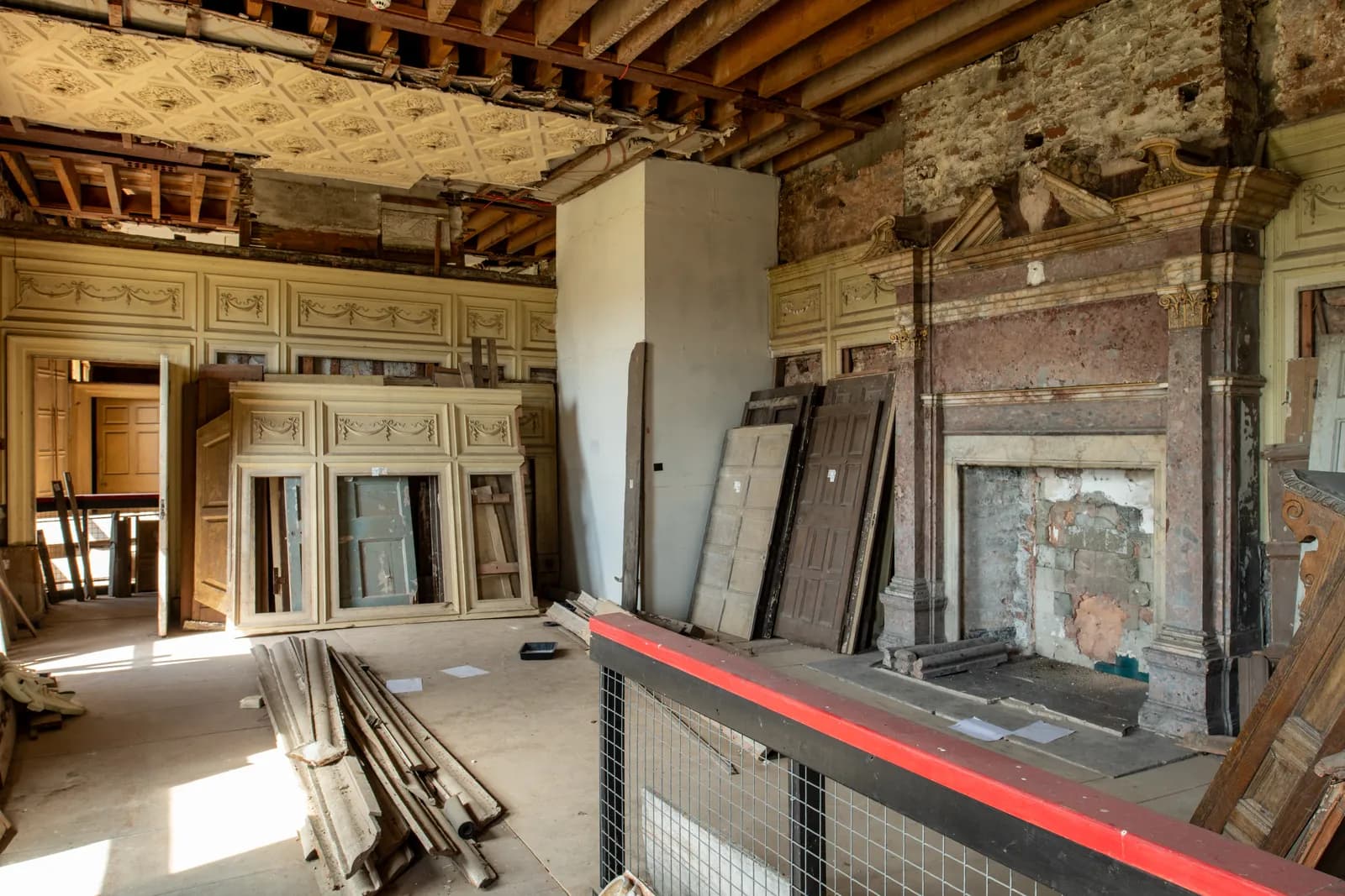 The first floor of the South West Wing at Ashton Court Mansion